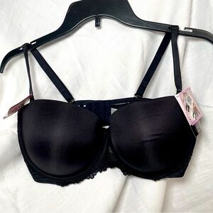 Maidenform Bra SE1102 Multiway Push Up Extreme Lift Convertible Wired 40DD Black